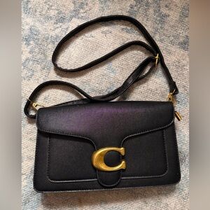 Coach Black Crossbody Bag with Gold Hardware